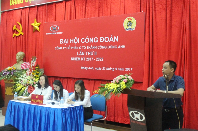 Đại hội Công đoàn Hyundai Đông Anh