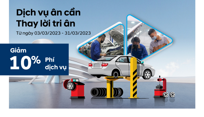 DỊCH VỤ ÂN CẦN THAY LỜI TRI ÂN-KHUYẾN MẠI DỊCH VỤ THÁNG 3/2023