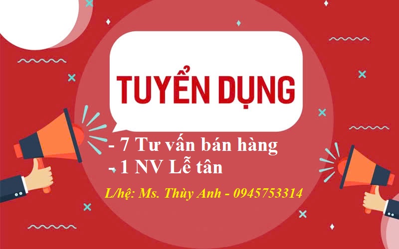 THÔNG TIN TUYỂN DỤNG-THÁNG 8/2024